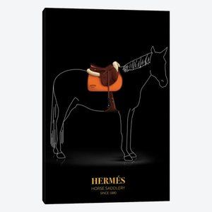 Hermes inspired canvas